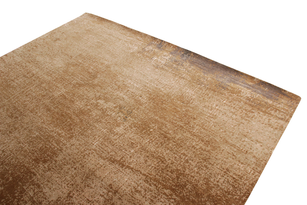 Modern Abstract Rug In Beige Brown All Over Pattern - 23742