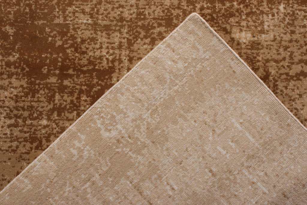 Modern Abstract Rug In Beige Brown All Over Pattern - 23742