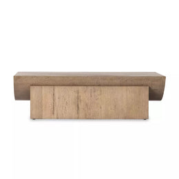 Elbert Coffee Table, Rustic Oak Veneer by Four Hands