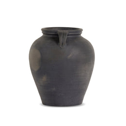 Laith Vessel - Aged Black Terracotta