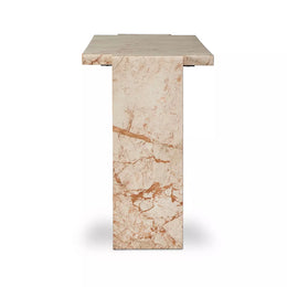 Romano Console Table - Desert Taupe Marble