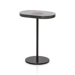 Vinia End Table - Iron Matte Black