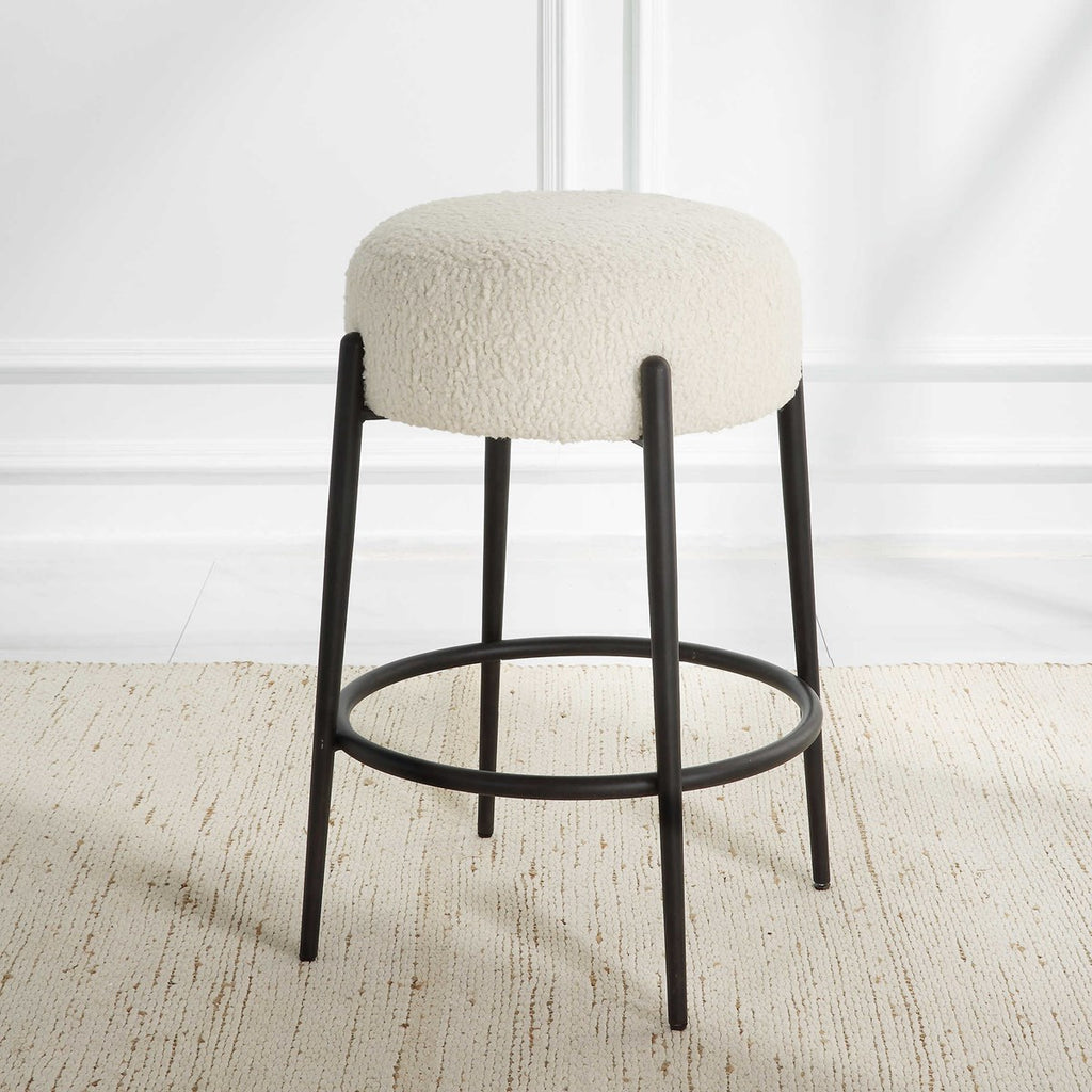 Arles Counter Stool, Black