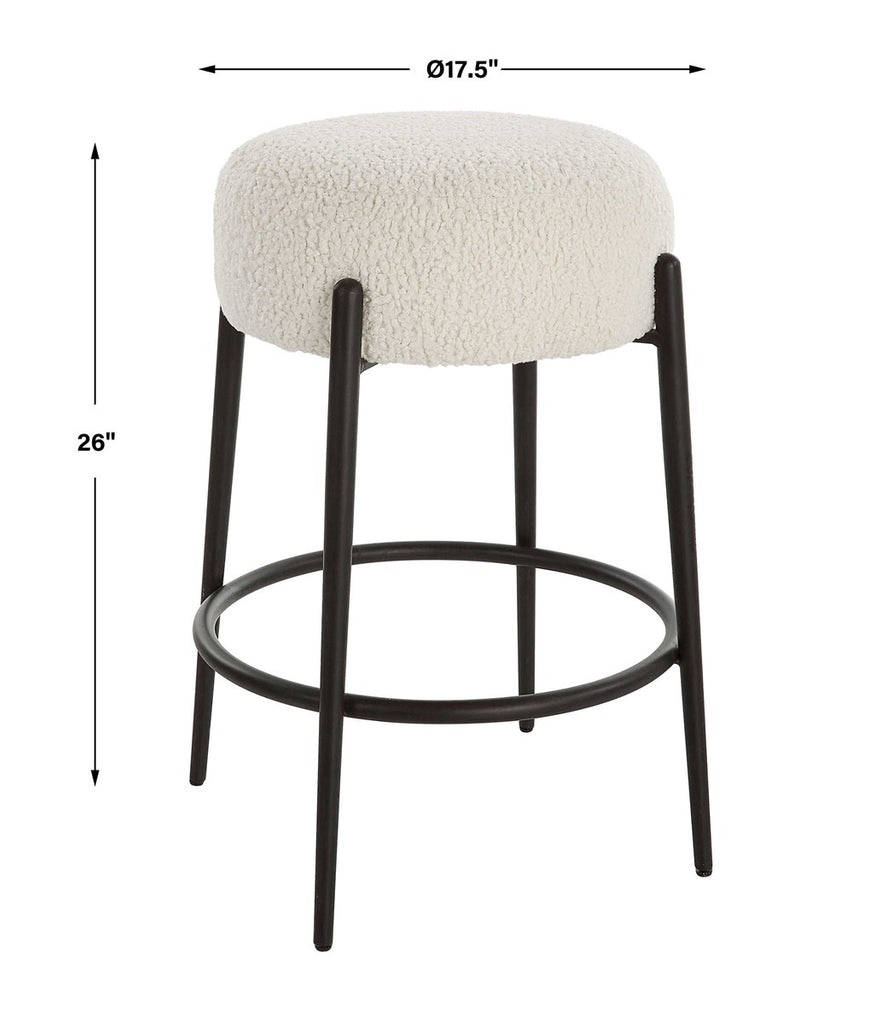 Arles Counter Stool, Black