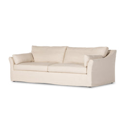 Delray Slipcover Sofa - 97 Inch - Evere Creme