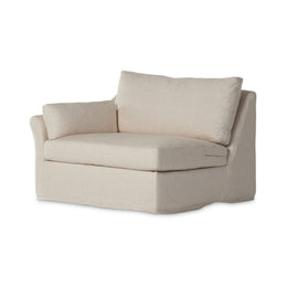 Build Your Own: Delray Slipcover Sectional - Evere Creme