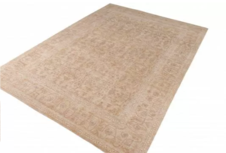 Rug & Kilim's Transitional Style Rug In Beige-Brown All Over Floral Pattern 2