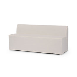 Ainsworth Slipcover Dining Bench - Broadway Snow