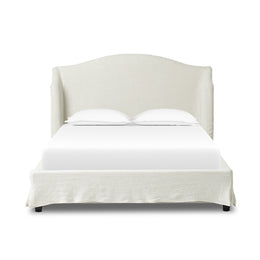 Meryl Slipcover Bed - King, Broadway Mist by Four Hands