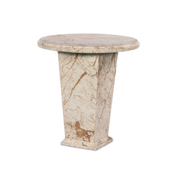 Eslo End Table - Desert Taupe Marble