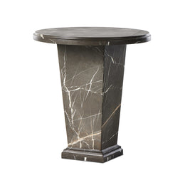 Eslo End Table - Grey Italian Marble