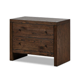 Torrington Charging Nightstand - Umber Oak