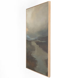 Fog II by Lauren Fuhr, Vertical Grain White Oak Floater