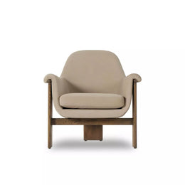 Santoro Chair, Merill Flax by Four Hands