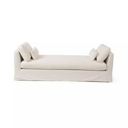 Vianna Slipcover Chaise, Shiloh Cream by Four Hands