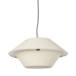 Mccarthy Pendant, Beige Linen by Four Hands