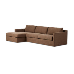 Hampton 2-Piece Slipcover Sectional - Antwerp Cafe