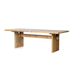 Brandy Outdoor Dining Table - 92 Inch - Reclaimed Natural FSC