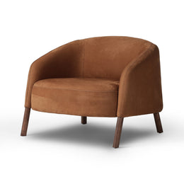 Bowie Chair - Nubuck Cognac