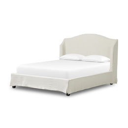 Meryl Slipcover Bed - Broadway Mist by Four Hands