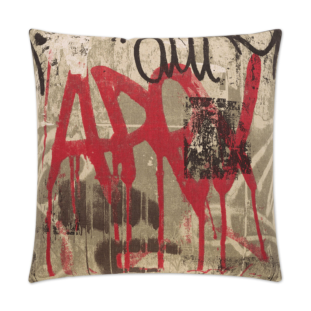 Tag Pillow - Red