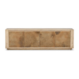 Redondo Media Console, Bleached Alder