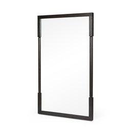 Concord Floor Mirror - Charcoal Oak