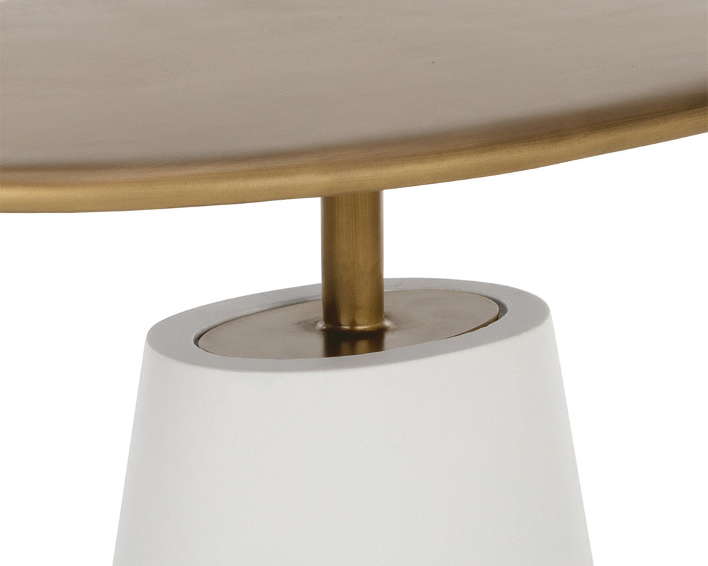 Kadin Side Table - White