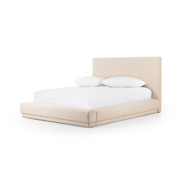 Martina Bed - Bergamo Parchment by Four Hands