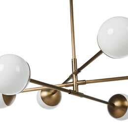 Oriana Chandelier - Aged Brass Iron