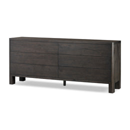 Noeline 6 - Drawer Dresser - Smoked Black Oak Veneer