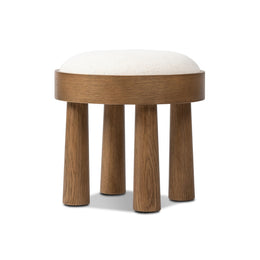 Louise Accent Stool - Crypton Nomad Snow