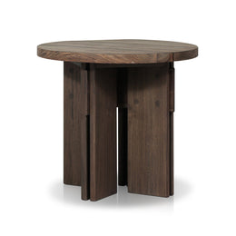 Railay Outdoor End Table - Stained Toasted Brown - FSC