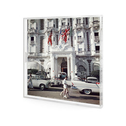 Carlton Hotel Tray by Slim Aarons - 1/4 Inch Clear Cast Acrylic