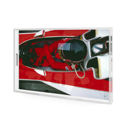 Monaco Grand Prix Tray by Slim Aarons - 1/4 Inch Clear Cast Acrylic