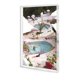 Las Brisas Hotel Tray by Slim Aarons - 1/4 Inch Clear Cast Acrylic