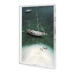 Charter Ketch Tray by Slim Aarons - 1/4 Inch Clear Cast Acrylic