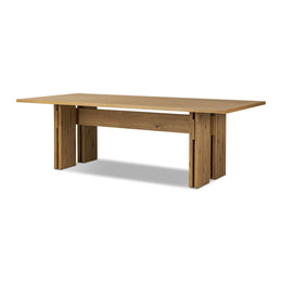 Railay Dining Table - Dusted Oak Veneer