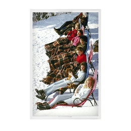 Apres Ski Tray by Slim Aarons - 1/4 Inch Clear Cast Acrylic