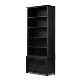 Admont Bookcase - Worn Black