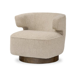 Dottie Swivel Chair - Berber Oatmeal