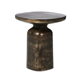 Odessa End Table - Distressed Bronze