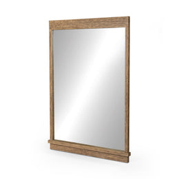 Ledge Floor Mirror - Distressed Light Pine