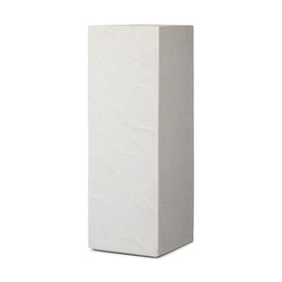 Corian Outdoor Pedestal - Plaster Molded Concrete