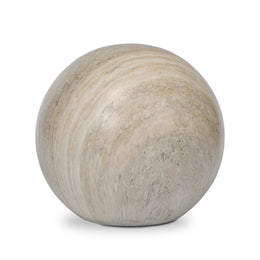 Mairo Sphere - Natural Grey Faux Marble