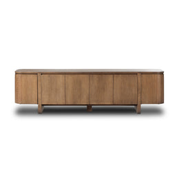 Elle Media Console - Tawny Oak