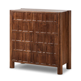 Ezri Bar Cabinet - Cocoa Oak