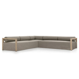 Laskin Outdoor 3 - Piece Sectional - Alessi Fawn