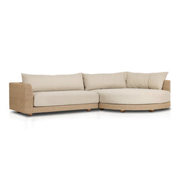 Sylvan Outdoor 2-Piece Sectional - Casa Cream