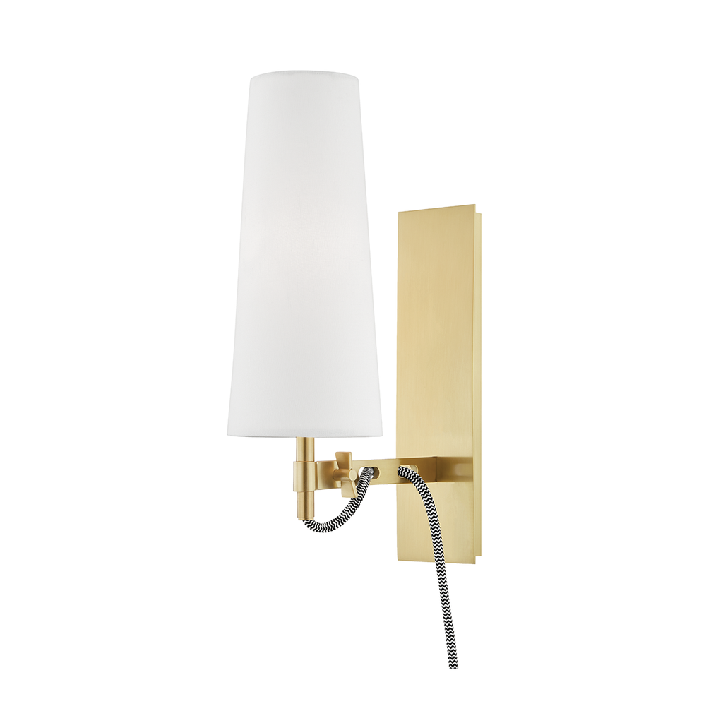 Lanyard Wall Sconce 4" - Aged Brass
